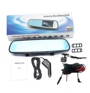 4.3" Dual-Lens HD Night Vision Driving Recorder with Parking Monitoring & Motion Detection | VS6 Car