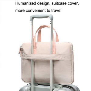 Ultra-Thin 15.6-16.1 MacBook Hand Computer Bag with Mouse Pad | Dark Blue & Black