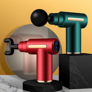 Electric Shock Muscle Massage Gun | Mini Grey Pocket