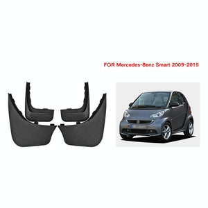 For Mercedes-Benz Smart 2009-2015 | 4 Pcs / Set Car Auto Soft Plastic Splash Flaps Fender Guard