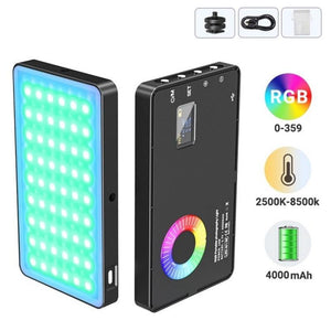 12 Effects RGB Pocket Fill Light with 0.96 TFT Screen for M1SE Photography