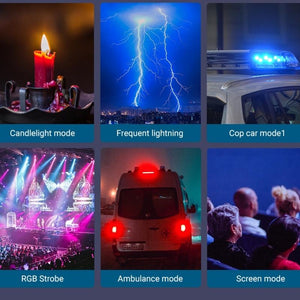 12 Effects RGB Pocket Fill Light with 0.96 TFT Screen for M1SE Photography