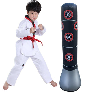 1.5M Vertical Inflatable Punching Bag for Kids | Thickened Tumbler Vent Boxing Column