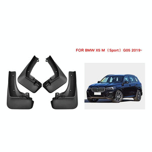 For BMW X5 M G05 Sports 2019-2023 | 4Pcs / Set Car Auto Soft Plastic Splash Flaps | Fender Guard