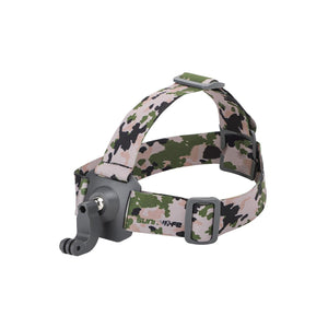 Adjustable 360 Degree Head Strap for Action Cameras | Camouflage