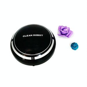 Intelligent 2-in-1 Rechargeable Floor Sweeping Robot Vacuum | Black