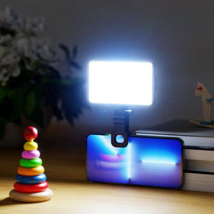 Portable Clip - On Fill Light for Mobile Phone & Tablet Selfies