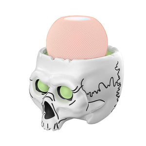 Skull Desktop Stand | 5-Piece Set | Apple HomePod Mini | White | Creative Holder