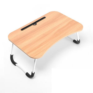 Portable Folding Desk with Fan & Lamp | Compact Design | Cool Black