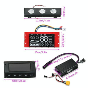 8 Electric Scooter Controller Display Kit for Kugoo S1 / S2 / S3 / Etwow | Black 8 Size