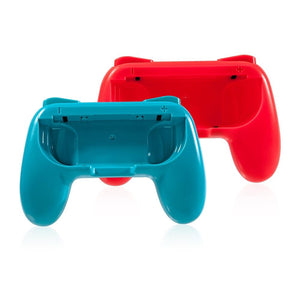 Improved Joy-Con Grip | For Nintendo Switch | Better Control | Red + Blue