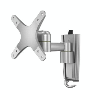 Quick Release Wall Mount for Computer Monitor | Silver Gray