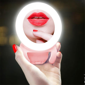 Portable Handheld Live Light for Mobile Self - Timer | Pink