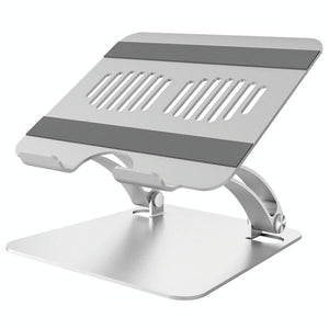 Adjustable Laptop Stand | Aluminum Alloy Desktop Riser | Silver