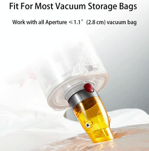 Universal Vacuum Suction Tip Adapter | For Dyson Vacs | Yellow