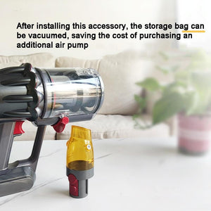 Universal Vacuum Suction Tip Adapter | For Dyson Vacs | Yellow