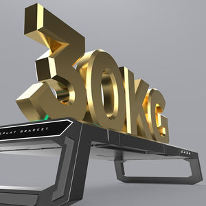 Foldable Laptop Stand with RGB Lighting & USB Expansion | Monitor Rack | Moonlight White