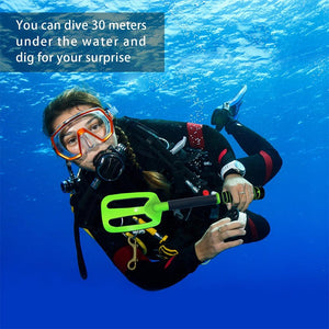 Waterproof Handheld Metal Detector | For Underwater Treasure Hunting | IP760 | Yellow