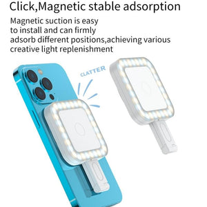 Portable Magnetic Selfie Light | Live Streaming | Skin Beauty | Black