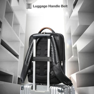 Multifunctional Anti-Theft Laptop Business Backpack | With USB Charging Hole | Black