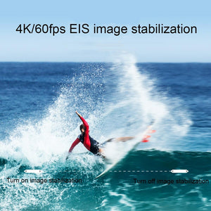 Outdoor Waterproof Dual-Screen WiFi Sports Camera with Anti-Shake HD Video