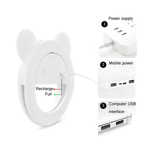 2 - Pack Large - Capacity Live Video Conference Ring Light for Mobile Phone Selfies | Round