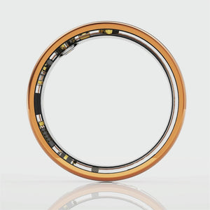 Smart Ring | Heart Rate | Blood Oxygen | Sleep Monitoring | Rose Gold | Size 7