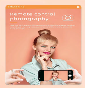 Smart Ring | Heart Rate | Blood Oxygen | Sleep Monitoring | Rose Gold | Size 7