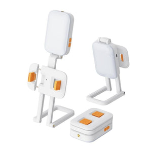 Mini RGB Fill Light with Phone Holder | White