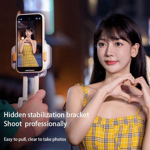 Mini RGB Fill Light with Phone Holder | White