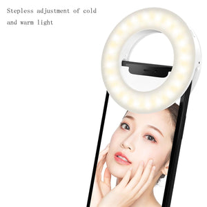 Selfie Ring Light for Mobile Phones | Beauty Enhancer | White