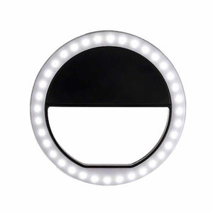 Ring - Shaped Selfie Light for Live Photography | LED Flashlight | White