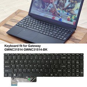 US Version Laptop Keyboard for Gateway N15CS9 / X317H | Dark Grey