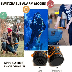 High Sensitivity Underwater Metal Detector | IP68 Waterproof & Convenient | Orange