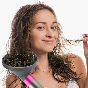 Gold Diffuser Attachment for Dyson Airwrap | Replacement Nozzle | Gray