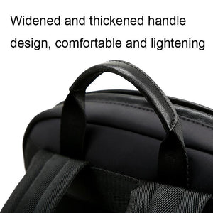 Black Anti-theft Laptop Backpack with Wear-Resistant Design