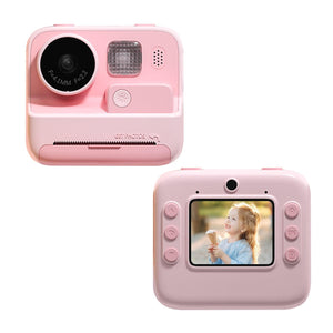 2-Inch Dual Lens Instant Print Camera for Children | 4800W Pixel | Without Memory Card | Pink