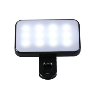Rechargeable Selfie Light | Phone | Laptop | Tablet | Black