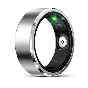 Smart Ring | Health Monitoring | Multiple Sports Modes | Size 11 | Silver