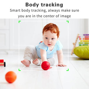 Smart Follow Shot Gimbal for Live Streaming | Rechargeable | White