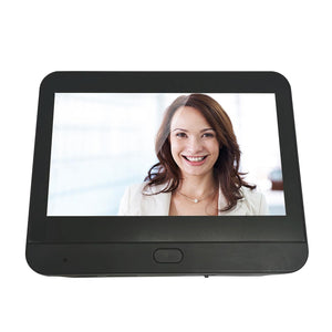 Smart Cat Eye Video Doorbell | 1080P WiFi | 4.3" Screen | Hidden Graffiti Design | Black