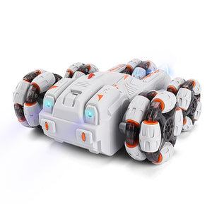 360° Swing Arm RC Car | Double Control | 2.4G Multifunctional | Five-Wheeled | Black