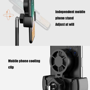 26cm Live Broadcast Beauty Light Bracket | With Cooling Bracket | Medium Version | Black