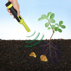 Waterproof Handheld Metal Detector with LCD Display | Fluorescent Green