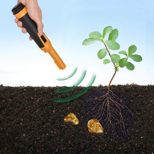 Waterproof Handheld Metal Detector with LCD Display | Fluorescent Green