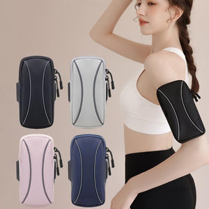Waterproof Running Arm Bag | For Mobile Phones | Pouch for Outdoor Activities | Grey