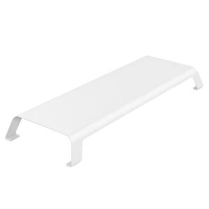 White Monitor Riser Bracket | Space-Saving