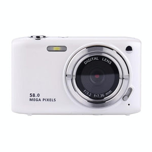 Portable 16X Zoom HD Digital Camera with 2.88 IPS Screen | White