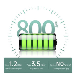 Portable 16X Zoom HD Digital Camera with 2.88 IPS Screen | White