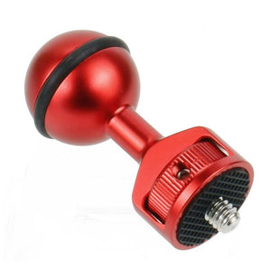 Universal 2.5cm Ball Head Clip for Action and Underwater Cameras